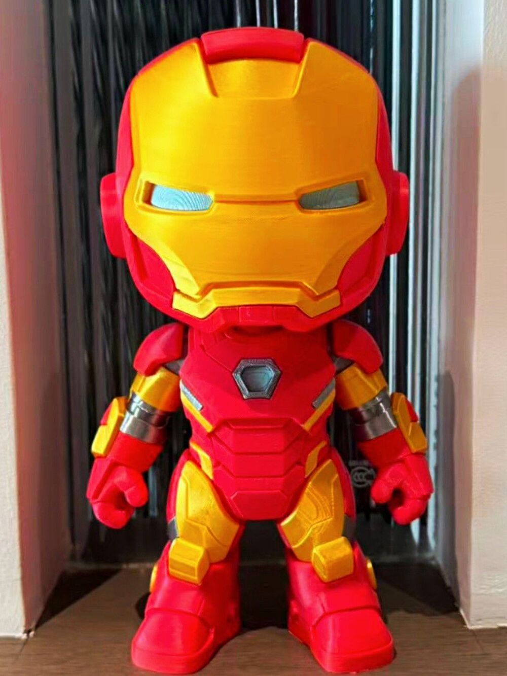 Marvel Iron Man Figure 11in Red/Gold Plastic Collectible, 1-Pack